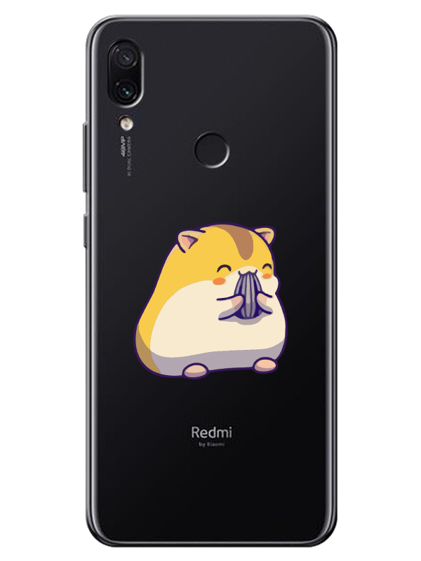 Redmi%20Note%207%20Sevimli%20Hamster%20Şeffaf%20Telefon%20Kılıfı