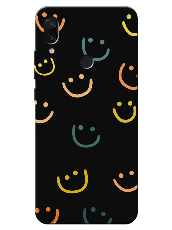 Redmi%20Note%207%20Emoji%20Gülen%20Yüz%20Siyah%20Telefon%20Kılıfı