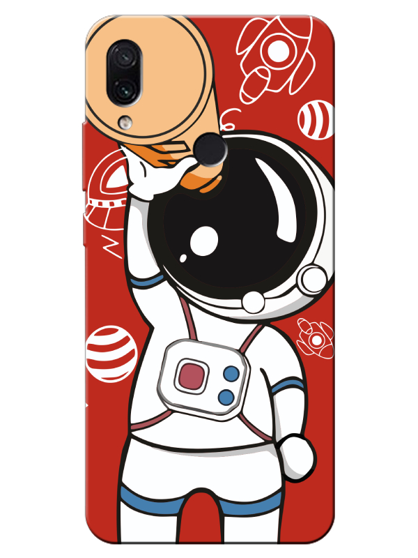 Redmi%20Note%207%20Astronot%20Kırmızı%20Telefon%20Kılıfı