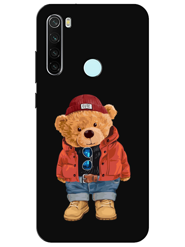 Redmi%20Note%208%20Teddy%20Bear%20Siyah%20Telefon%20Kılıfı