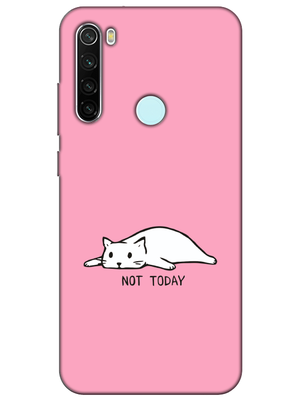 Redmi%20Note%208%20Not%20Today%20Kedi%20Pembe%20Telefon%20Kılıfı