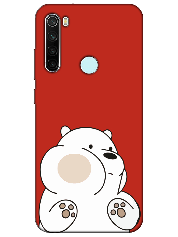 Redmi%20Note%208%20Panda%20Kırmızı%20Telefon%20Kılıfı