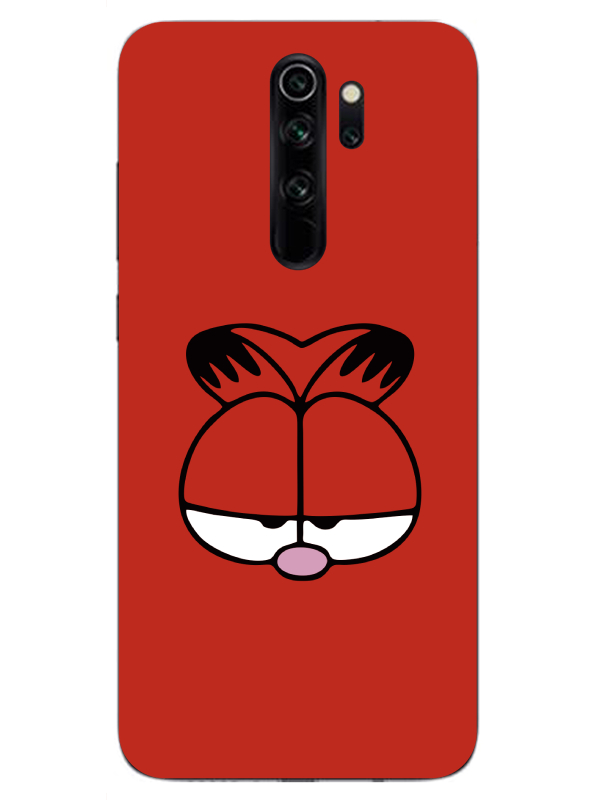 Redmi%20Note%208%20Pro%20Garfield%20Kırmızı%20Telefon%20Kılıfı