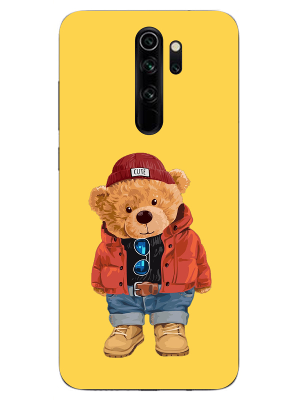 Redmi%20Note%208%20Pro%20Teddy%20Bear%20Sarı%20Telefon%20Kılıfı