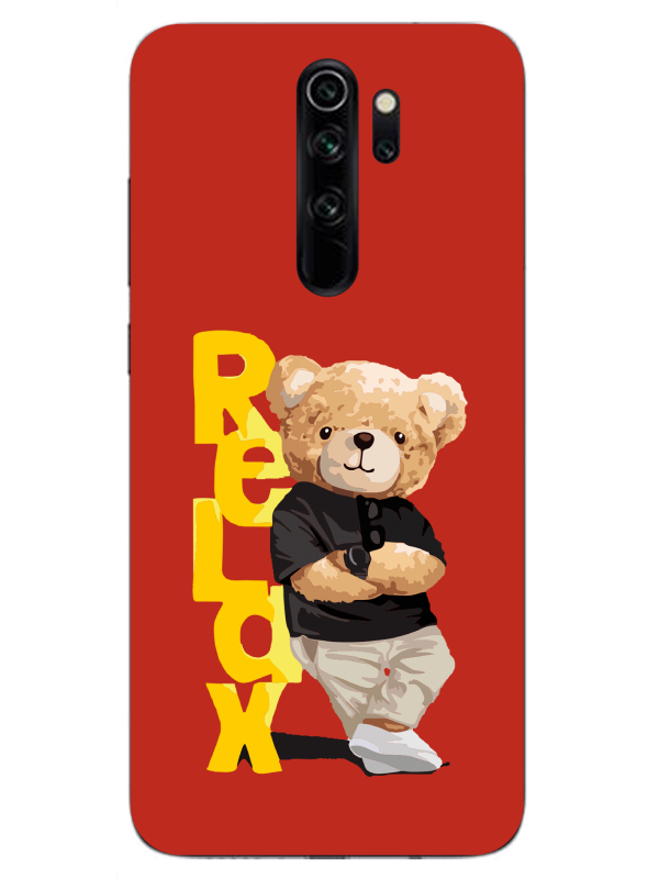 Redmi%20Note%208%20Pro%20Teddy%20Bear%20Relax%20Kırmızı%20Telefon%20Kılıfı