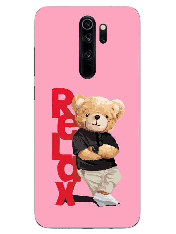 Redmi%20Note%208%20Pro%20Teddy%20Bear%20Relax%20Pembe%20Telefon%20Kılıfı