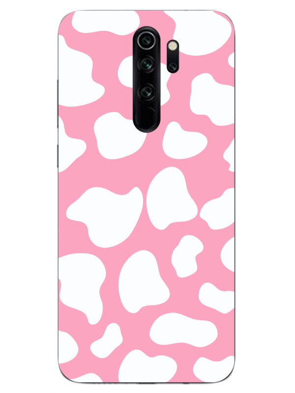 Redmi%20Note%208%20Pro%20İnek%20Desenli%20Pembe%20Telefon%20Kılıfı