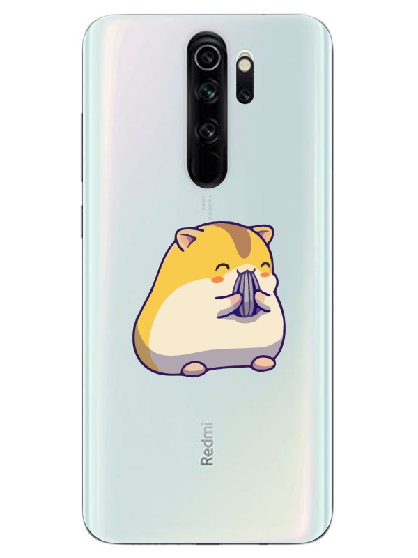 Redmi%20Note%208%20Pro%20Sevimli%20Hamster%20Şeffaf%20Telefon%20Kılıfı