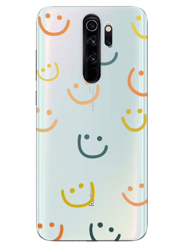 Redmi%20Note%208%20Pro%20Emoji%20Gülen%20Yüz%20Şeffaf%20Telefon%20Kılıfı