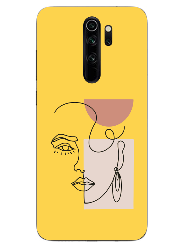 Redmi%20Note%208%20Pro%20Women%20Art%20Sarı%20Telefon%20Kılıfı