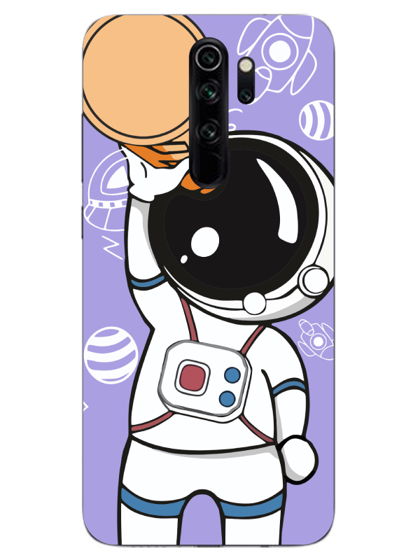 Redmi%20Note%208%20Pro%20Astronot%20Lila%20Telefon%20Kılıfı