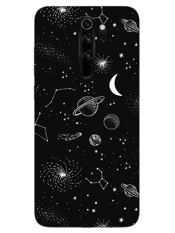 Redmi%20Note%208%20Pro%20Gezegenler%20Siyah%20Telefon%20Kılıfı