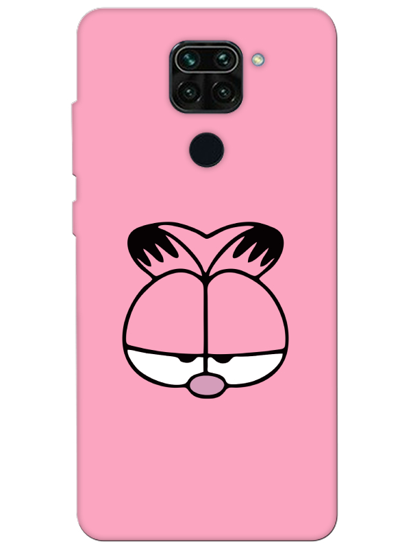 Redmi%20Note%209%20Garfield%20Pembe%20Telefon%20Kılıfı