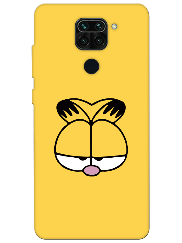 Redmi%20Note%209%20Garfield%20Sarı%20Telefon%20Kılıfı