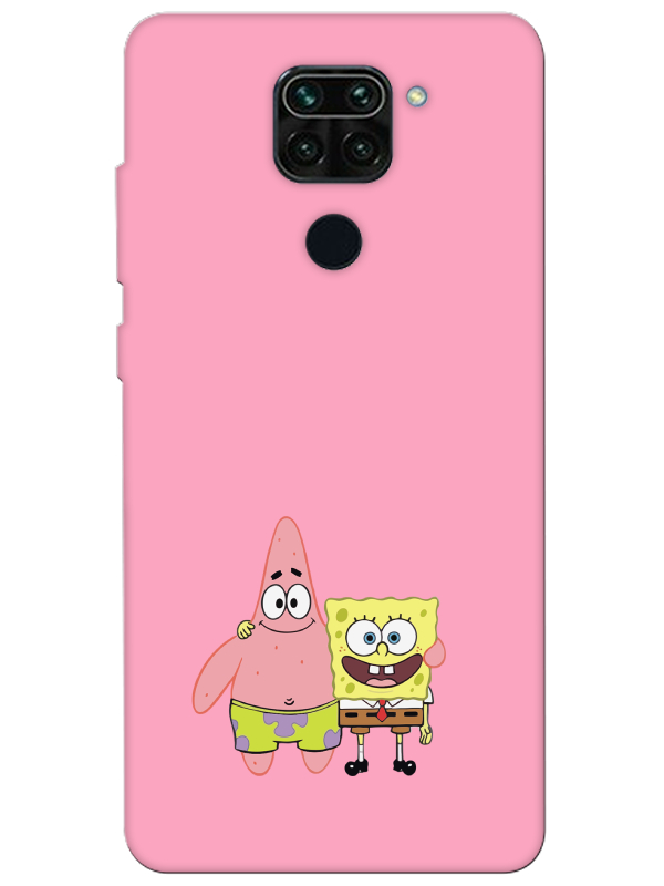 Redmi%20Note%209%20Sünger%20Bob%20Ve%20Patrickstar%20Pembe%20Telefon%20Kılıfı