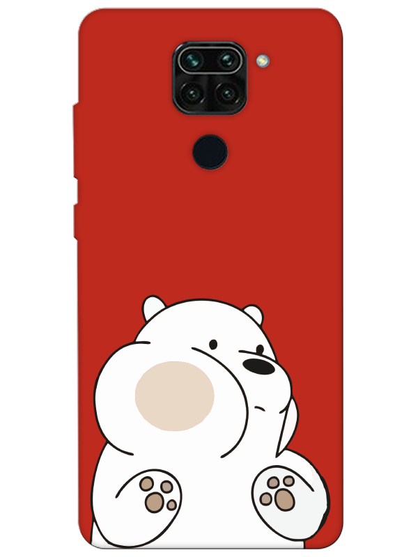 Redmi%20Note%209%20Panda%20Kırmızı%20Telefon%20Kılıfı