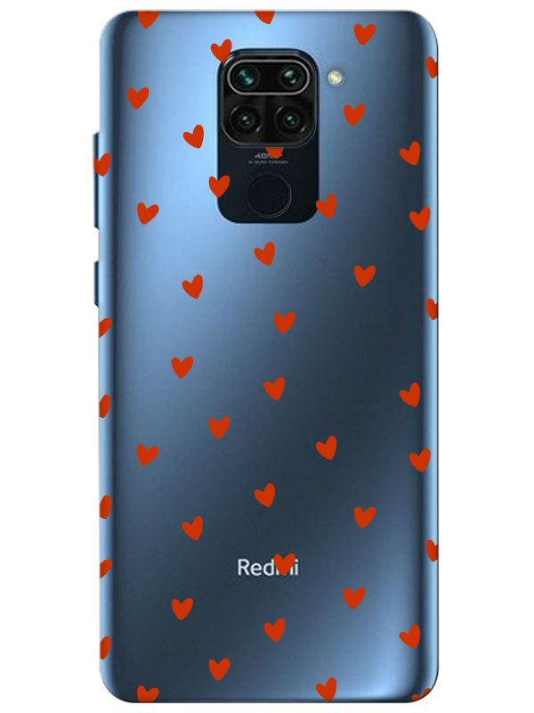 Redmi%20Note%209%20Minik%20Kalpler%20Şeffaf%20Telefon%20Kılıfı