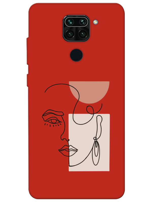 Redmi%20Note%209%20Women%20Art%20Kırmızı%20Telefon%20Kılıfı