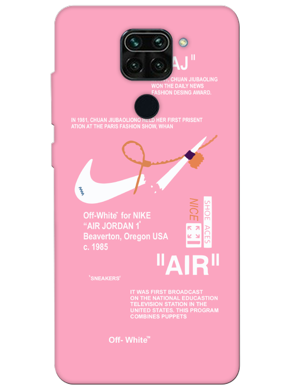 Redmi%20Note%209%20Nike%20Air%20Pembe%20Telefon%20Kılıfı