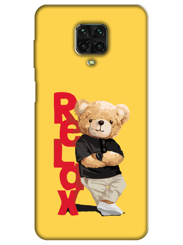 Redmi%20Note%209%20Pro%20Teddy%20Bear%20Relax%20Sarı%20Telefon%20Kılıfı