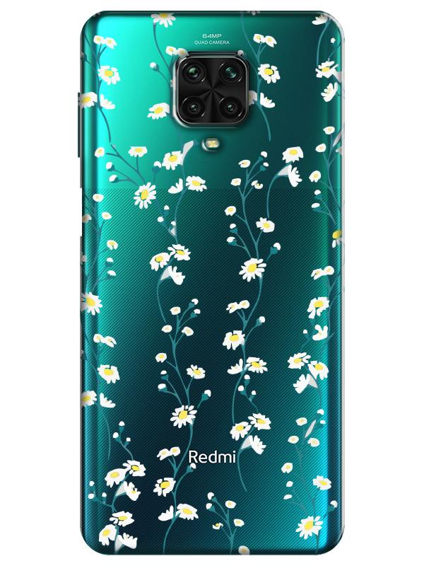 Redmi%20Note%209%20Pro%20Papatya%20Sarmaşığı%20Şeffaf%20Telefon%20Kılıfı