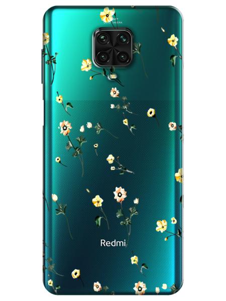 Redmi%20Note%209%20Pro%20Çiçekli%20Şeffaf%20Telefon%20Kılıfı