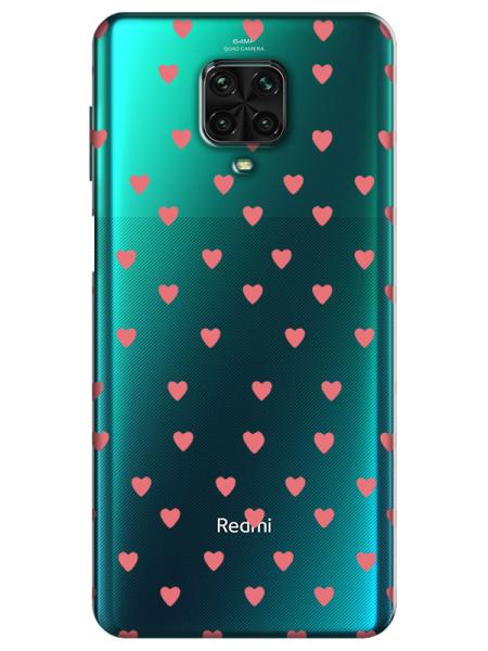 Redmi%20Note%209%20Pro%20Minik%20Kalpler%20Şeffaf%20Telefon%20Kılıfı