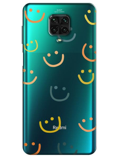 Redmi%20Note%209%20Pro%20Emoji%20Gülen%20Yüz%20Şeffaf%20Telefon%20Kılıfı