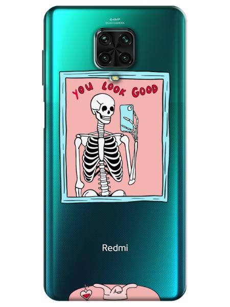 Redmi%20Note%209%20Pro%20You%20Look%20Good%20İskelet%20Şeffaf%20Telefon%20Kılıfı