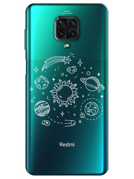 Redmi%20Note%209%20Pro%20Gezegen%20Şeffaf%20Telefon%20Kılıfı