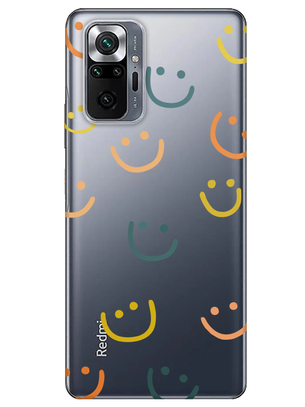 Redmi%20Note%2010%20Pro%20Emoji%20Gülen%20Yüz%20Şeffaf%20Telefon%20Kılıfı